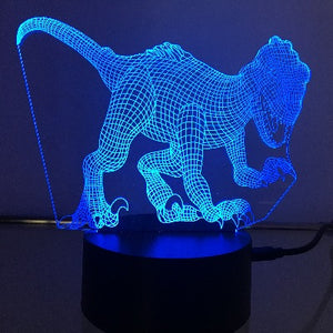 T-Rex Dinosaur 3D night lights
