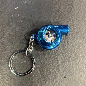 blue rechargeable turbo keychain