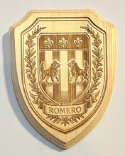 Load image into Gallery viewer, Last Name Family Crest Shields