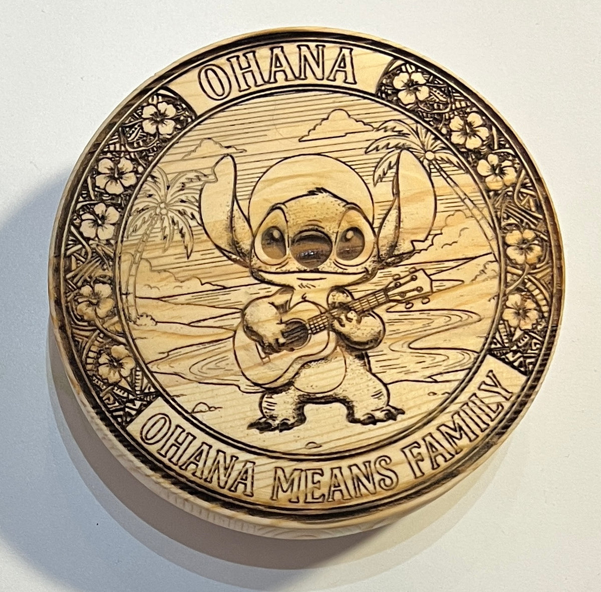 Ohana means Family Wood Burning