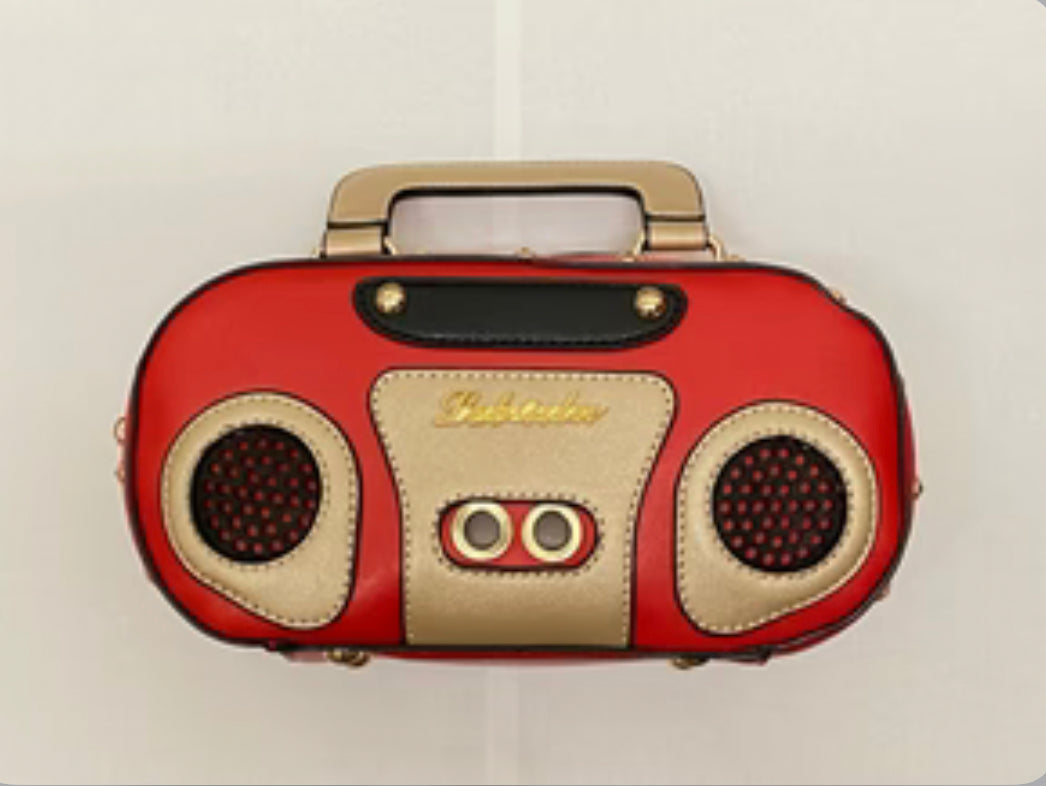 Retro Boombox Radio Handbag