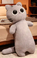 51” Big Eyes plushie cat Gray color Trendie Days