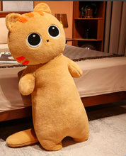 Load image into Gallery viewer, 51” Big Eyes plushie cat Gray color Trendie Days