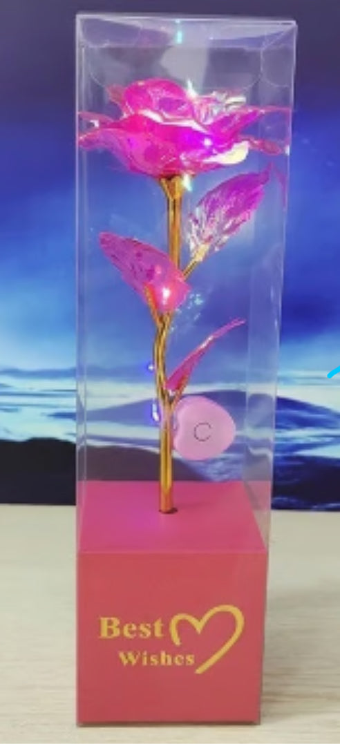 Light-up rose gift box - view 1