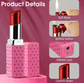 Cute Lipstick Lighter, Soft Flame Refillable Butane Lighter Trendie Days