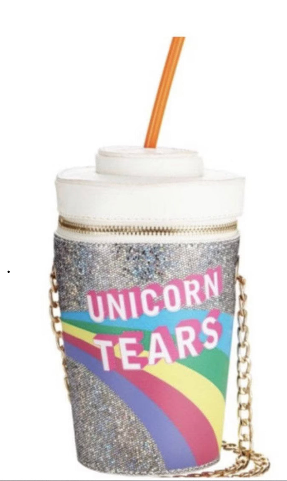 Drink Cup shape crossbody bag Fun Unicorn Tears Hot