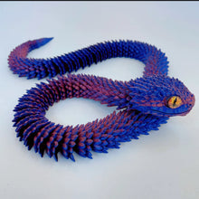 Load image into Gallery viewer, Blue/Pink  3D printed snake Trendie Days