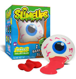 Slimeups slime toys that slurp up and spit out slime. Also used as a case to hold slime. 