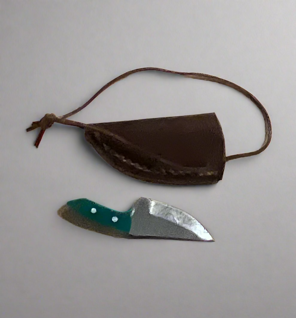 Handmade Mini Damascus Knife Loose Arrow