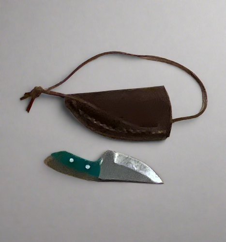 Handmade Mini Damascus Knife Loose Arrow