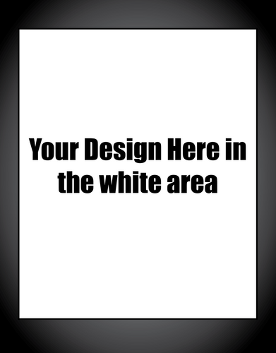 Trendie Days Rug Creator Background to place your design on top of for us to create your rug.  With the words Your Design Here in the white area placed in center of design. Santa Fe, New Mexico