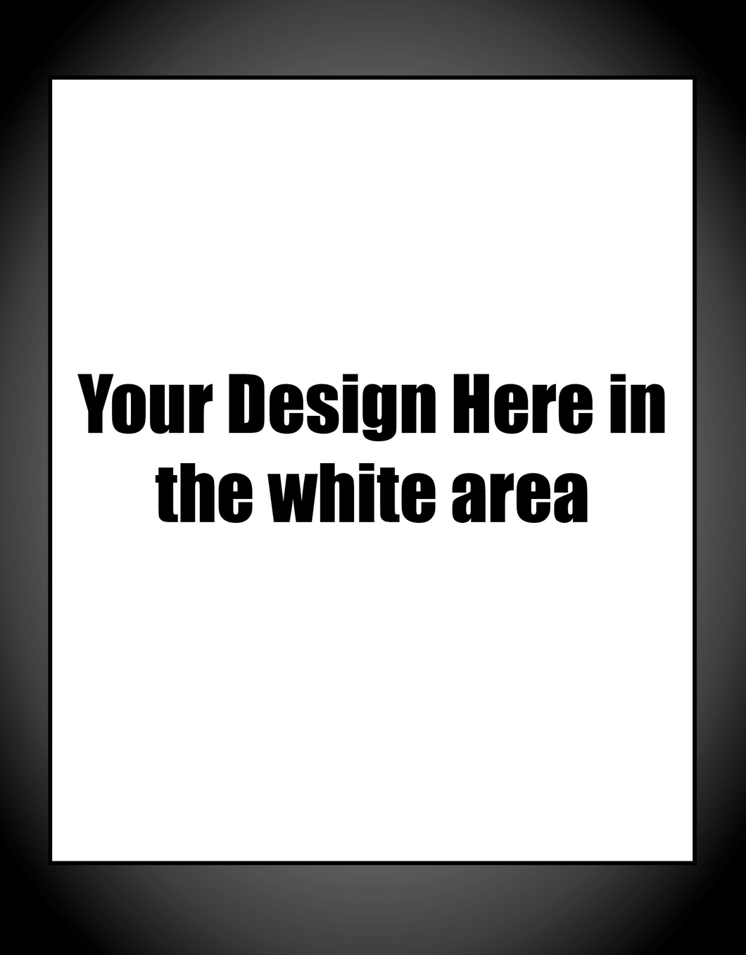 Trendie Days Rug Creator Background to place your design on top of for us to create your rug.  With the words Your Design Here in the white area placed in center of design. Santa Fe, New Mexico
