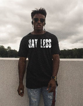 Say Less T Shirt Stress Full Model - Trendie Days