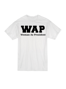 Woman as president t shirt template