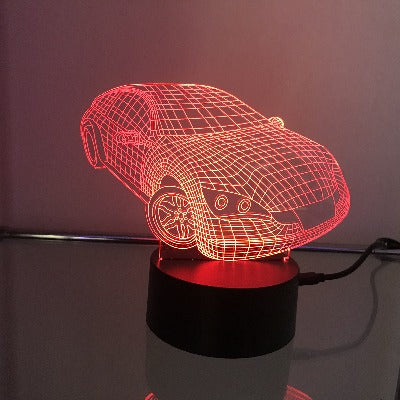 Sports Car 3D Light