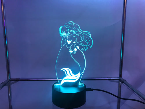 Mermaid 3D Light