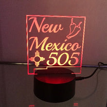 Load image into Gallery viewer, New Mexico 505 zia symbol chile light Red from www.Trendiedays.com