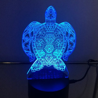 Turtle 3D LED Light