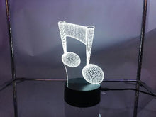 Load image into Gallery viewer, Music Note 3D Light-Trendie Days