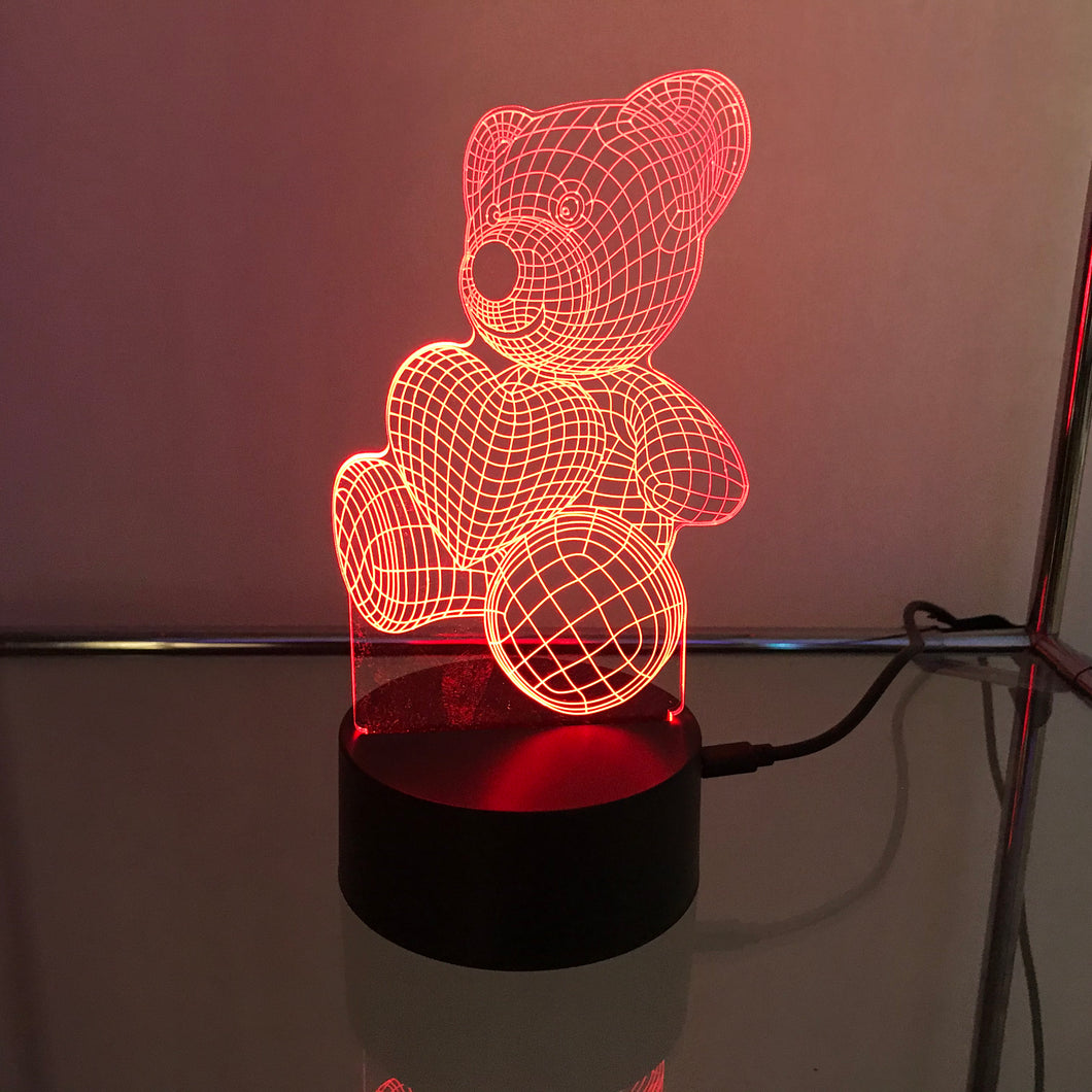 Teddy Bear 3D Light