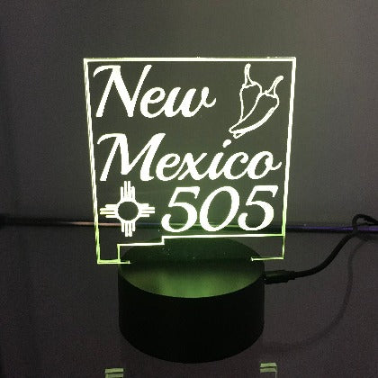 New Mexico 505 zia symbol chile light White from www.Trendiedays.com