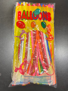 Animal twisting balloons 100PCS 260Q Twisting Animal Balloons Assorted Color Long Magic Balloons for Animal Shape