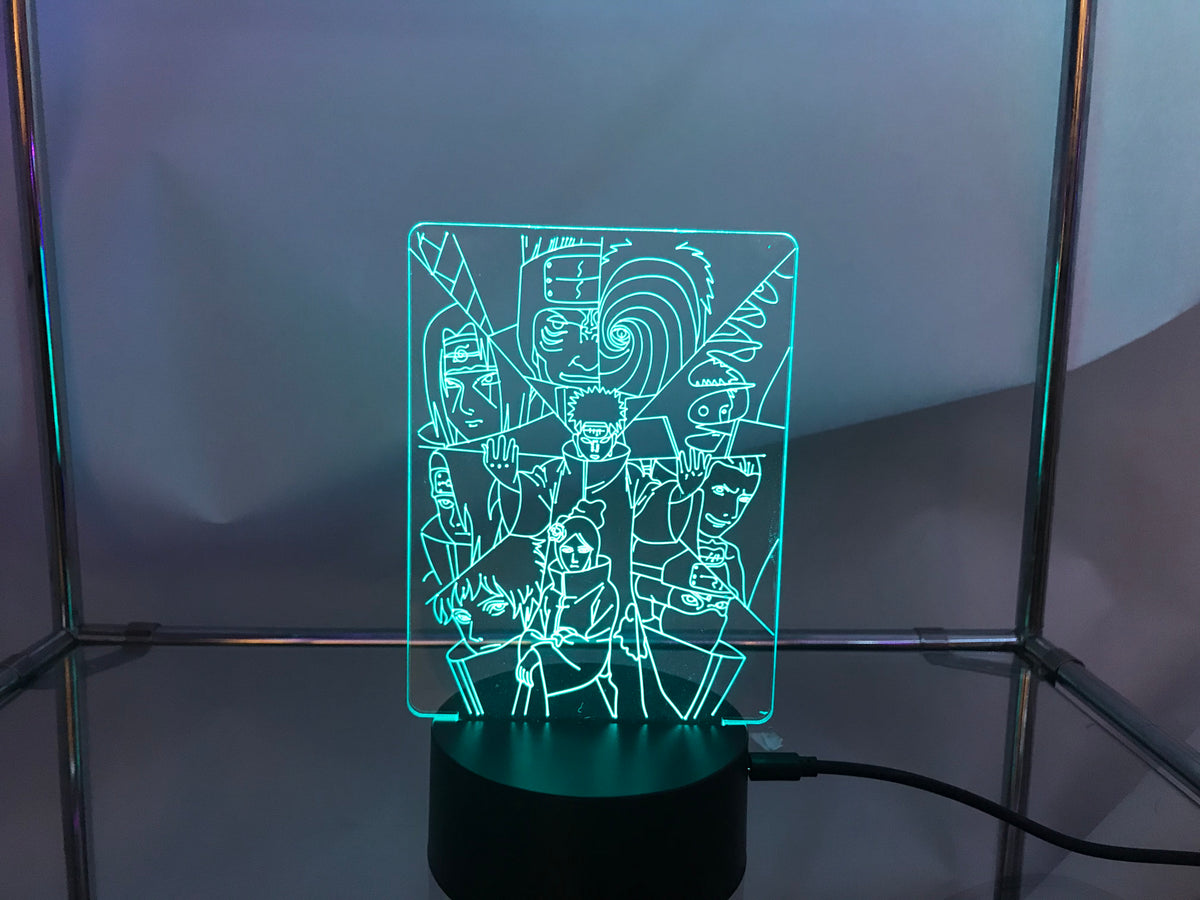 Anime Optical Illusion Night Light