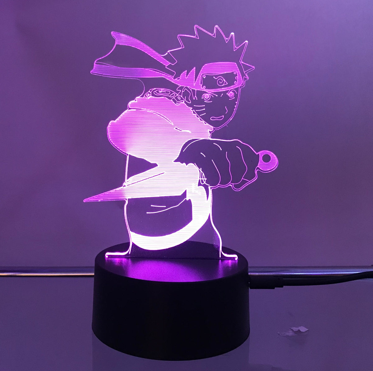 Anime Optical Illusion Night Light