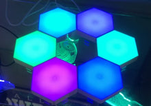 Load image into Gallery viewer, Hexagon lights 6 pair Trendie Days
