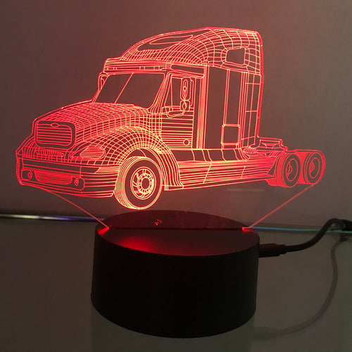 Semi Truck 3D Light