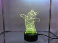 Winnie the Pooh LED 3D optical illusion night light
