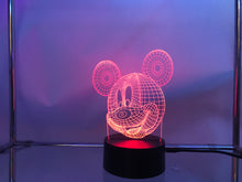 Load image into Gallery viewer, Mickey Mouse 3D Lights